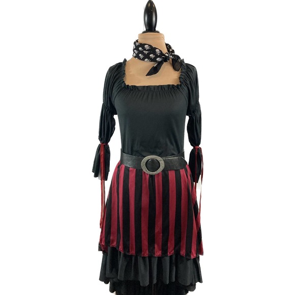 No Brand Other - Women's Pirate Buccaneer Wench Halloween Costume Cosplay Size Small